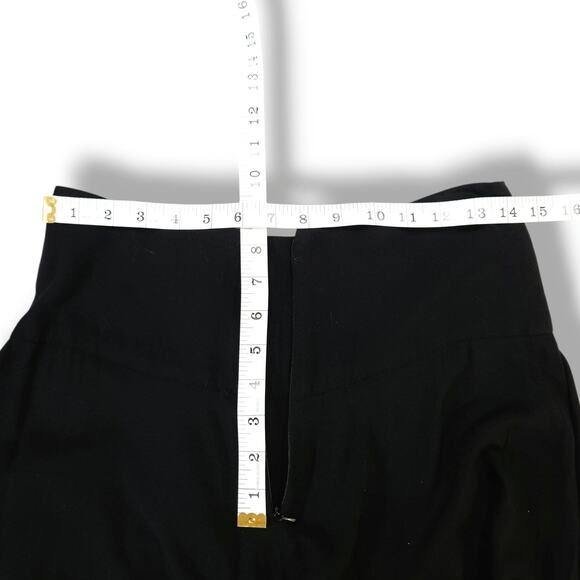 O'Neill High Low Maxi Skirt Back Zip Asym Hem Flowy Black Resort Travel Boho M - Picture 10 of 11